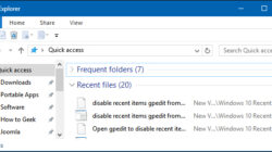 Cara Menghilangkan Recent File di Windows 10