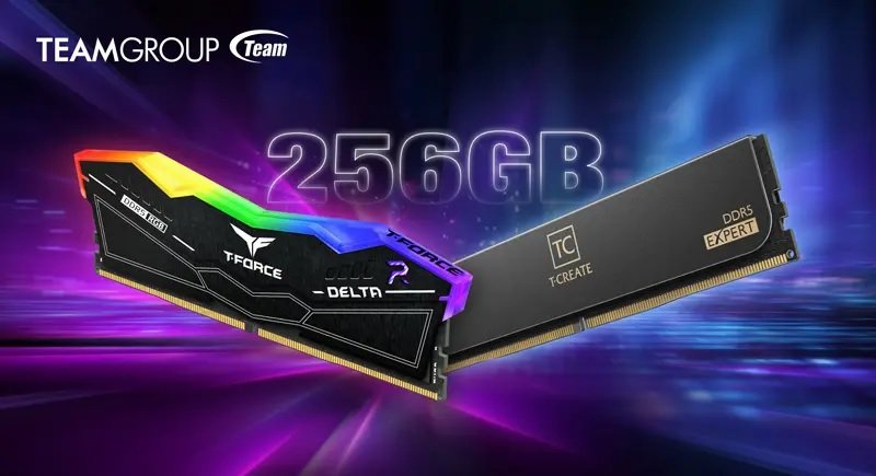 TEAMGROUP DDR5 256GB Resmi Diluncurkan: Performa Ganas untuk Gamer dan Kreator Profesional