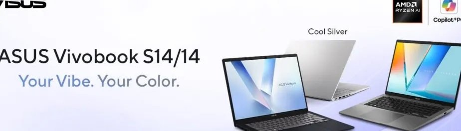 Asus Vivobook S14 dan Asus Vivobook 14 Resmi Hadir di India, Bawa Ryzen AI & Baterai 23 Jam