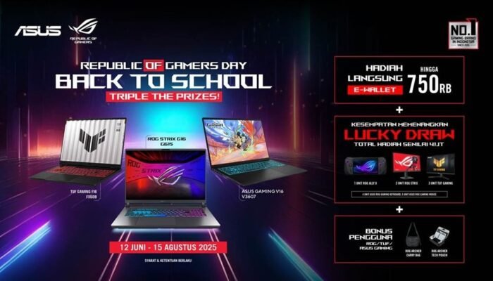 Rekomendasi Laptop Gaming ASUS Terbaik Agustus 2025: Performa Brutal, Harga Kompetitif, dan Dukungan Komunitas Terbesar di Indonesia