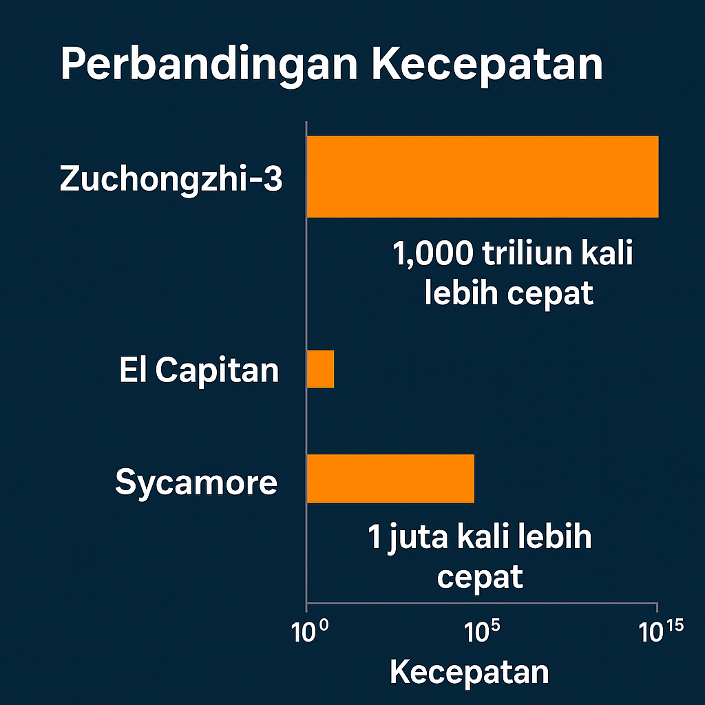China Ungguli AS: Zuchongzhi-3 Jadi Chip Kuantum Tercepat di Dunia