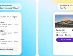 StubHub ChatGPT Hadirkan Cara Baru Cari Tiket, Cukup Ngobrol Tanpa Ribet