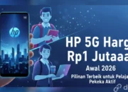 HP 5G Harga Rp1 Jutaan Awal 2026, Pilihan Terbaik untuk Pelajar dan Pekerja Aktif