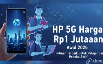HP 5G Harga Rp1 Jutaan Awal 2026, Pilihan Terbaik untuk Pelajar dan Pekerja Aktif
