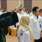 Bupati Barsel Lantik Enam Pejabat Pimpinan Tinggi Pratama OPD